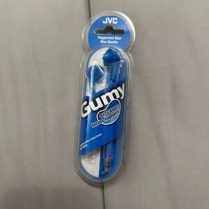 JVC-HAF160a Gumy Earbuds/Earphones w/Bass Boost Tech Blue NEW/SEALED